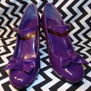 Newport News Bow-toe Pumps - Violet Size 7